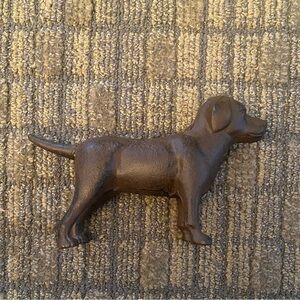 Cast Iron Labrador statue